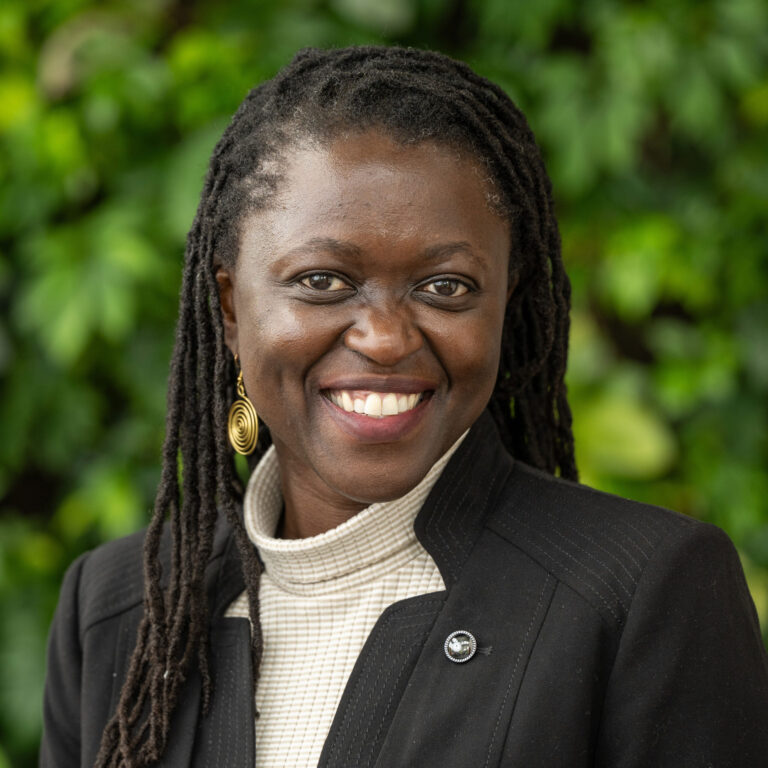 Woman dressed professionally