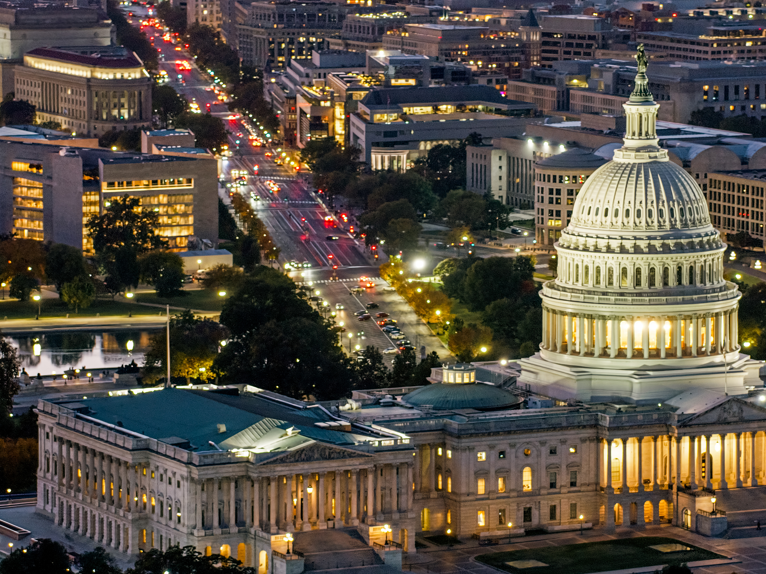 U.S. Capitol Building at Twilight